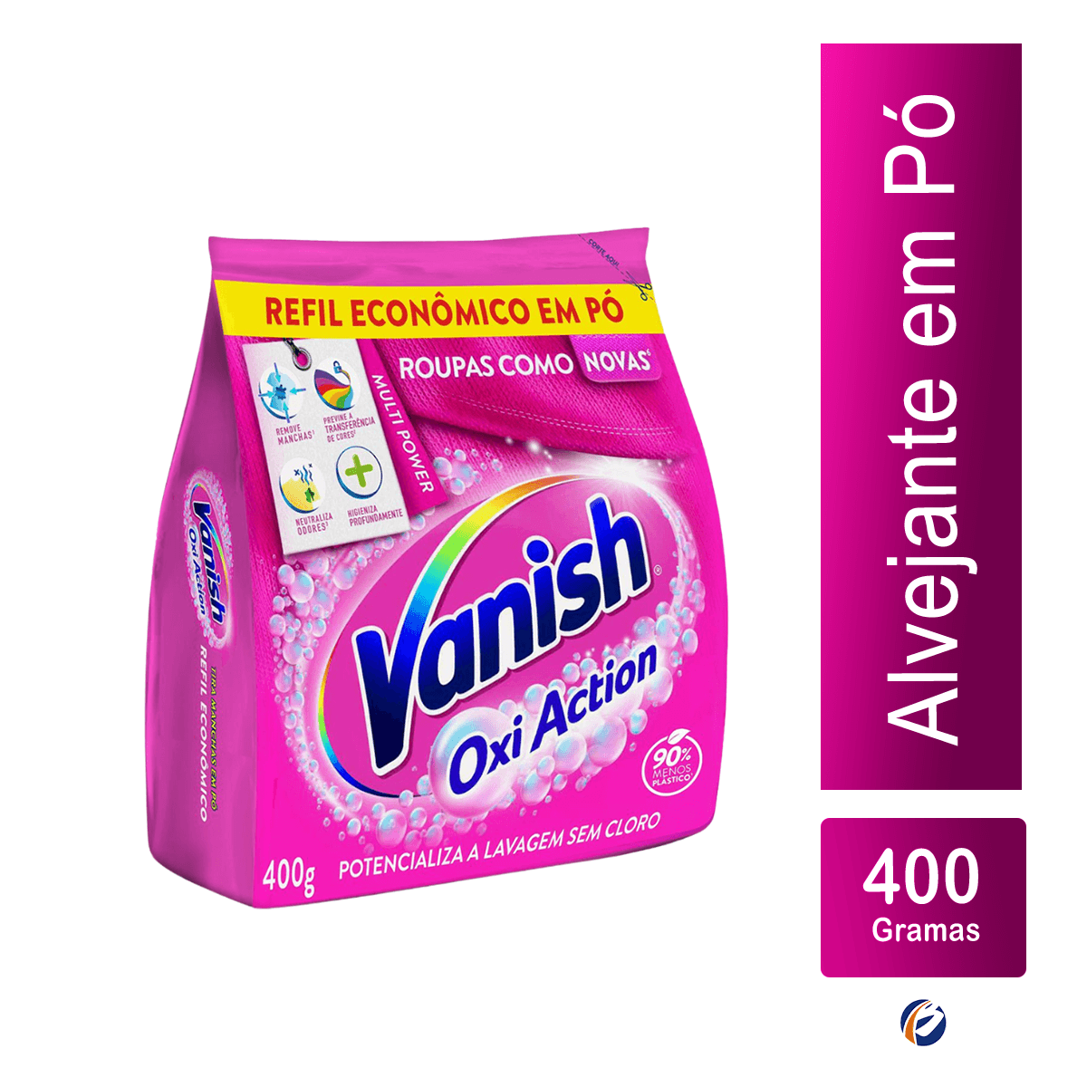 Alvejante em Pó Oxi Action Pink 400g Vanish