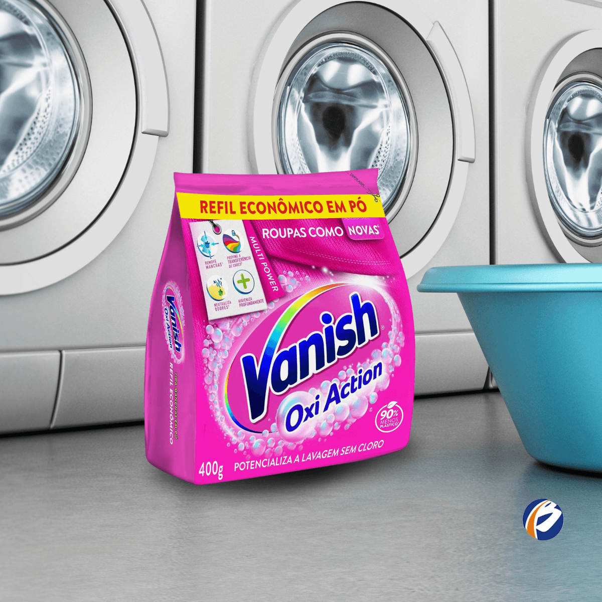 Alvejante em Pó Oxi Action Pink 400g Vanish