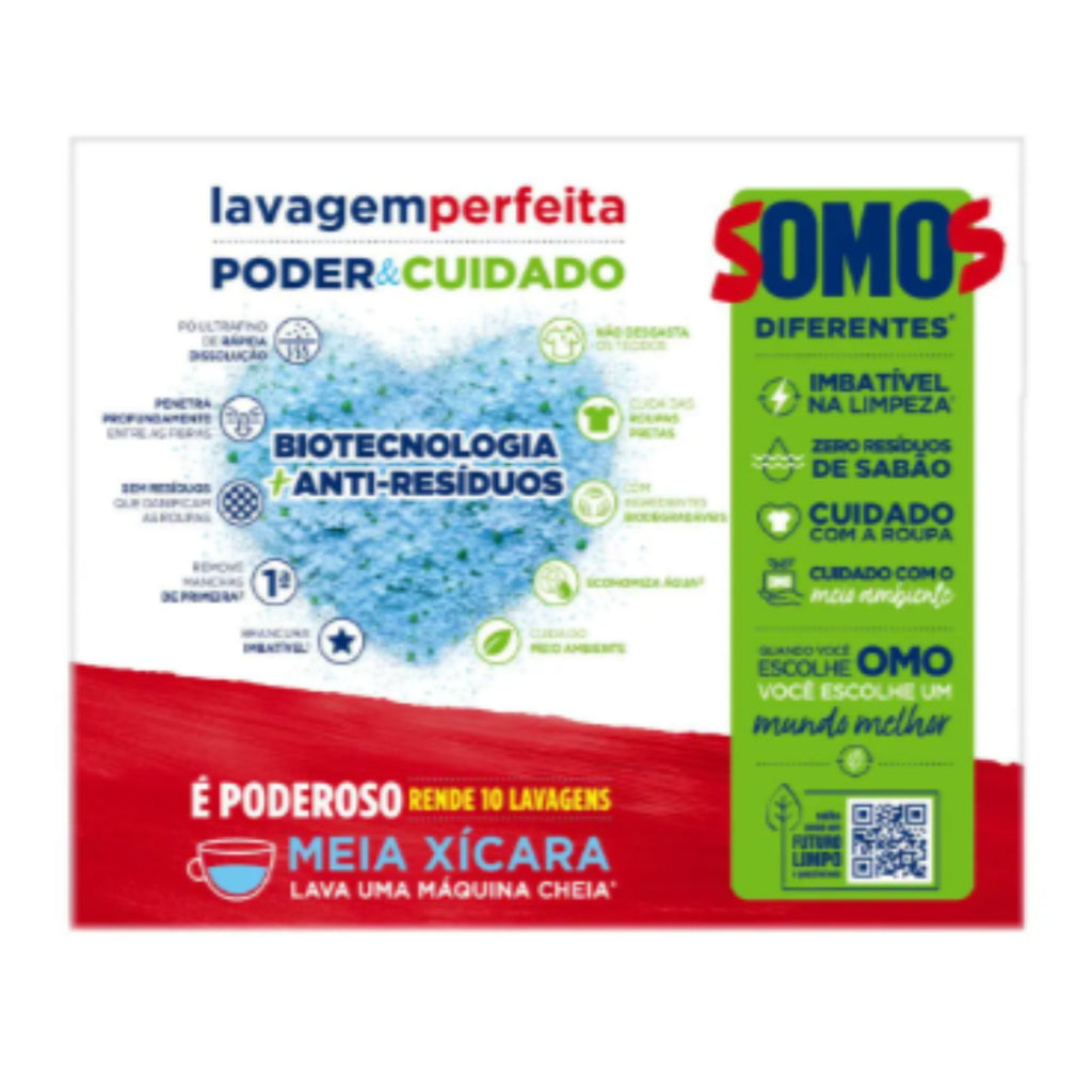 Kit 03 Sabão em Pó Omo Lavagem Perfeita 800g