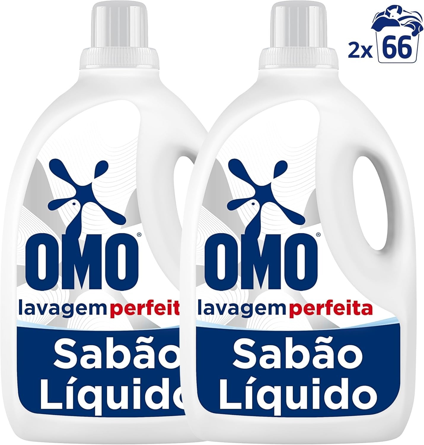 Omo Sabão Líquido 2 Unidades Lavagem Perfeita 5L