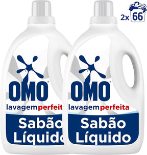 Omo Sabão Líquido 2 Unidades Lavagem Perfeita 5L