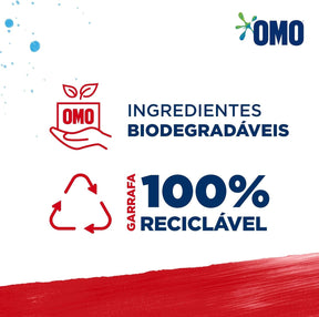 Omo Sabão Líquido 2 Unidades Lavagem Perfeita 5L