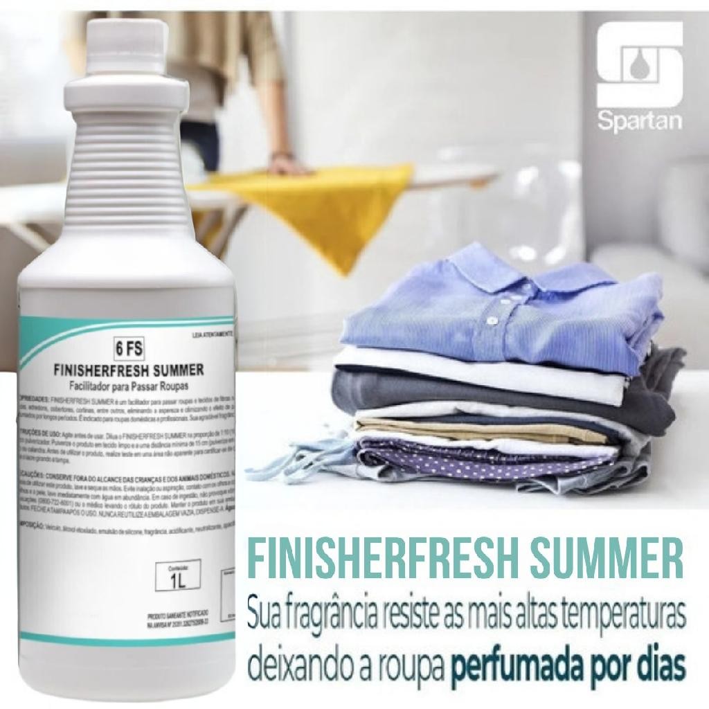Kit Finisherfresh Bouquet + Summer 1L Finalizador Spartan